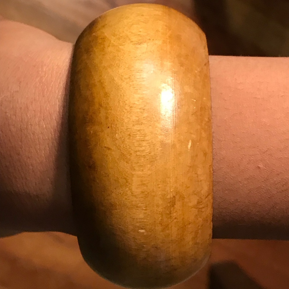 Wood bangle